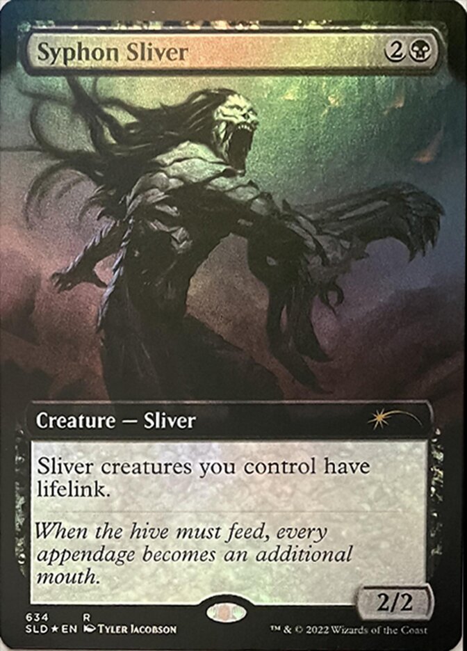 Syphon Sliver (Extended Art) [Secret Lair Drop Promos] | D20 Games