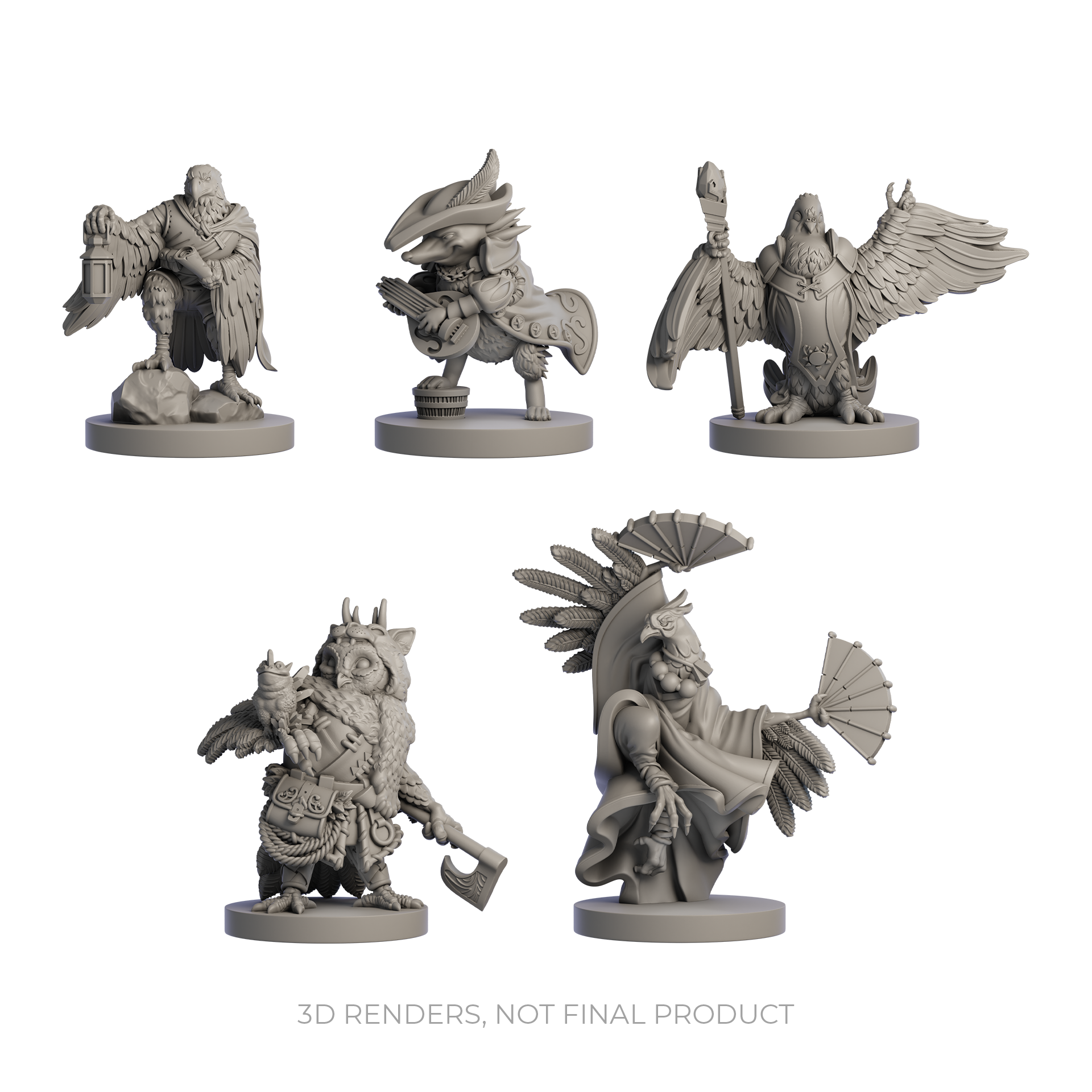 Humblewood Minis: Citizens of Alderheart | D20 Games