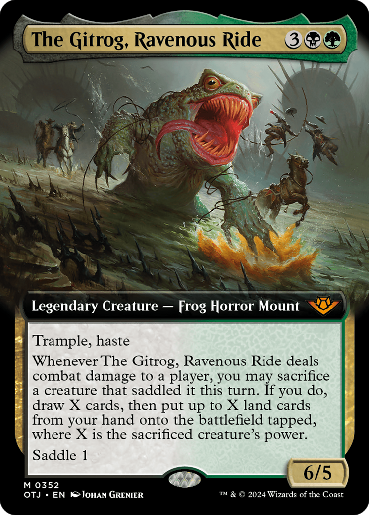 The Gitrog, Ravenous Ride (Extended Art) [Outlaws of Thunder Junction] | D20 Games