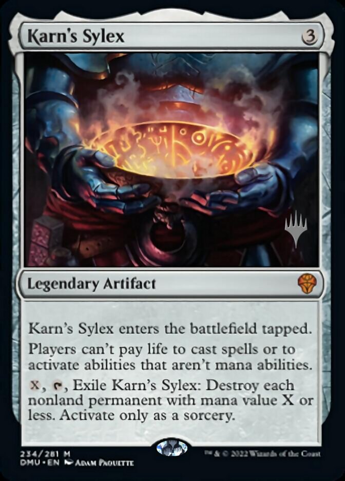 Karn's Sylex (Promo Pack) [Dominaria United Promos] | D20 Games