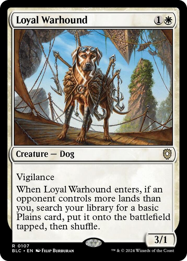 Loyal Warhound [Bloomburrow Commander] | D20 Games