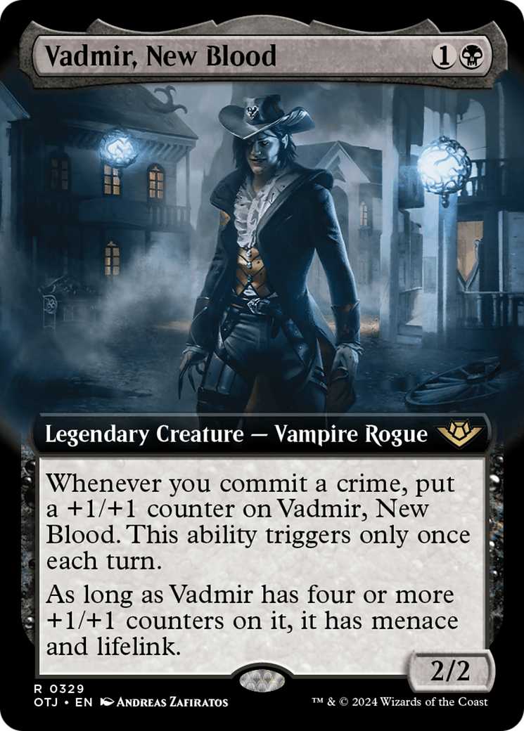 Vadmir, New Blood (Extended Art) [Outlaws of Thunder Junction] | D20 Games