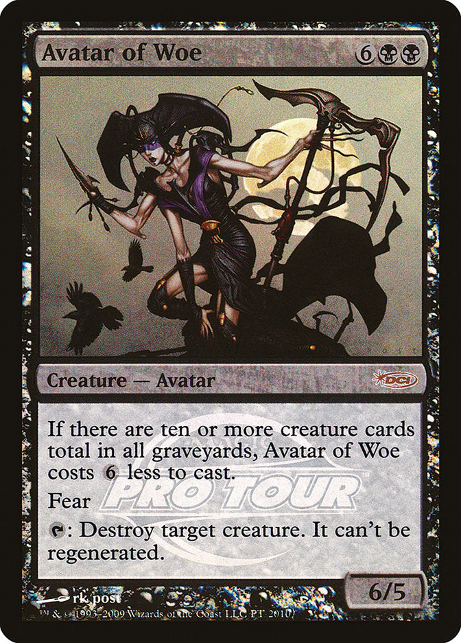 Avatar of Woe (Pro Tour) [Pro Tour Promos] | D20 Games