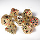 7pc RPG Set - Bloody Sunshard