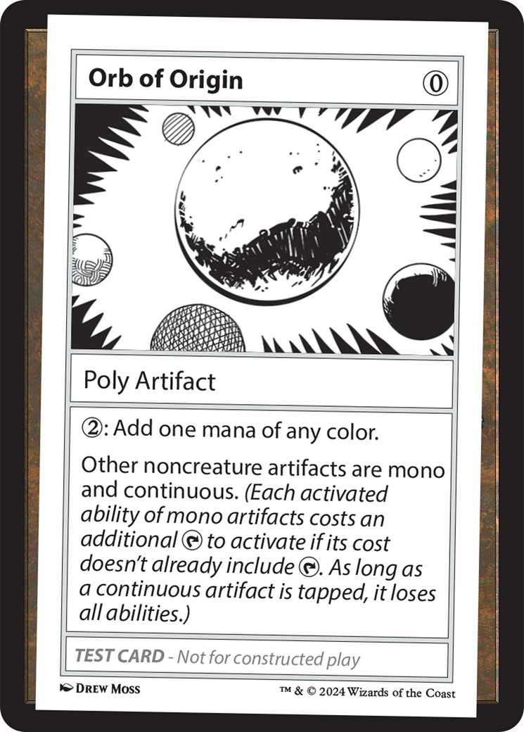 Orb of Origin [Mystery Booster 2 Playtest Cards] | D20 Games