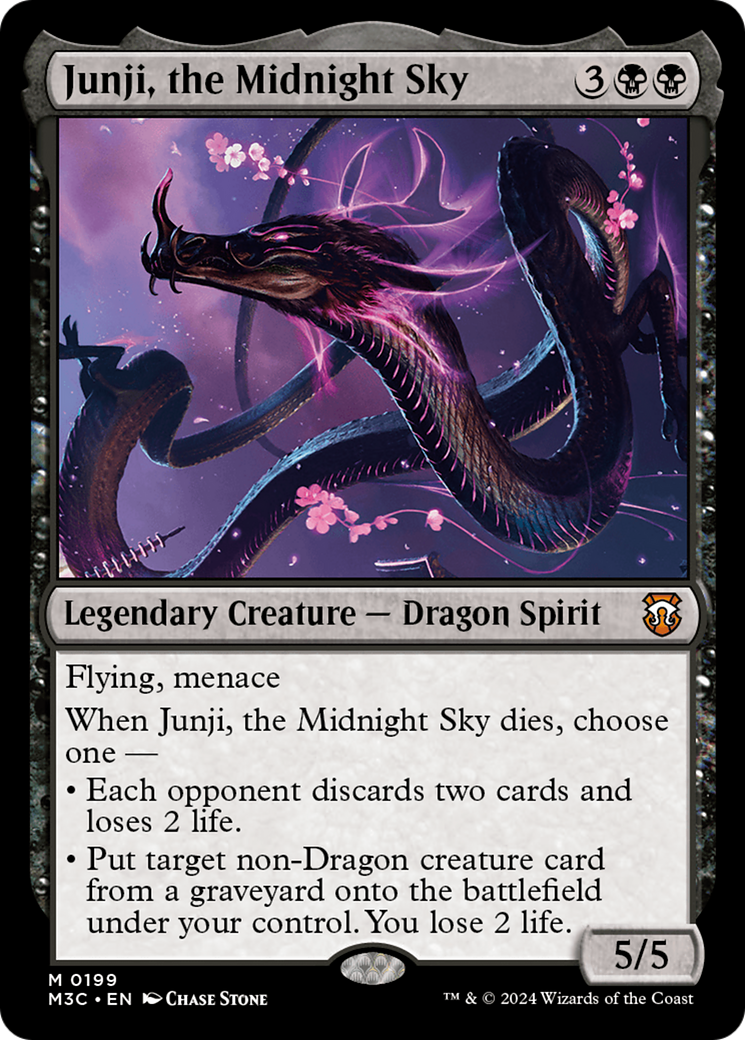 Junji, the Midnight Sky (Ripple Foil) [Modern Horizons 3 Commander] | D20 Games