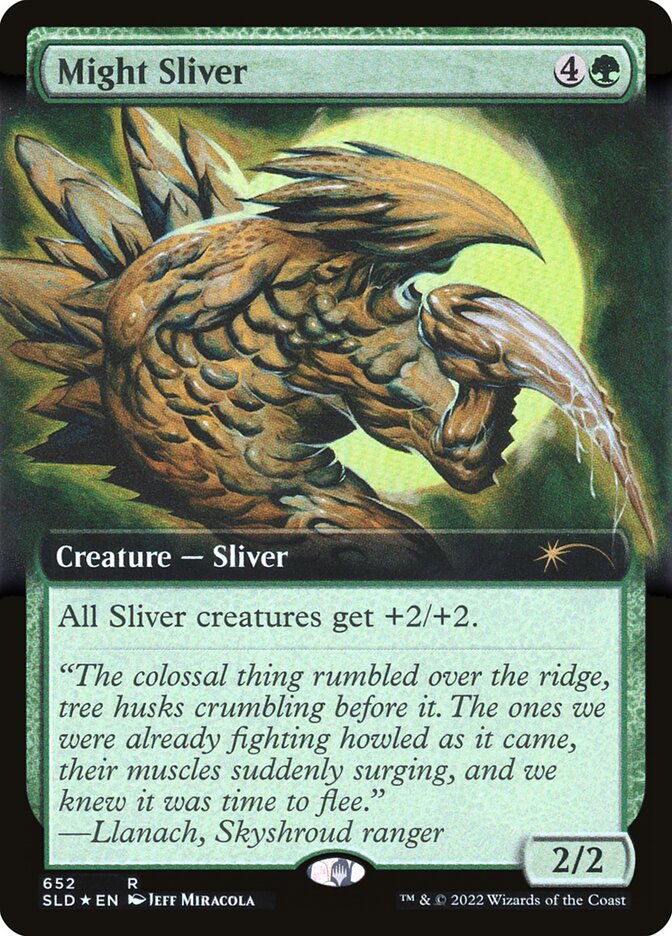 Might Sliver (Extended Art) [Secret Lair Drop Promos] | D20 Games