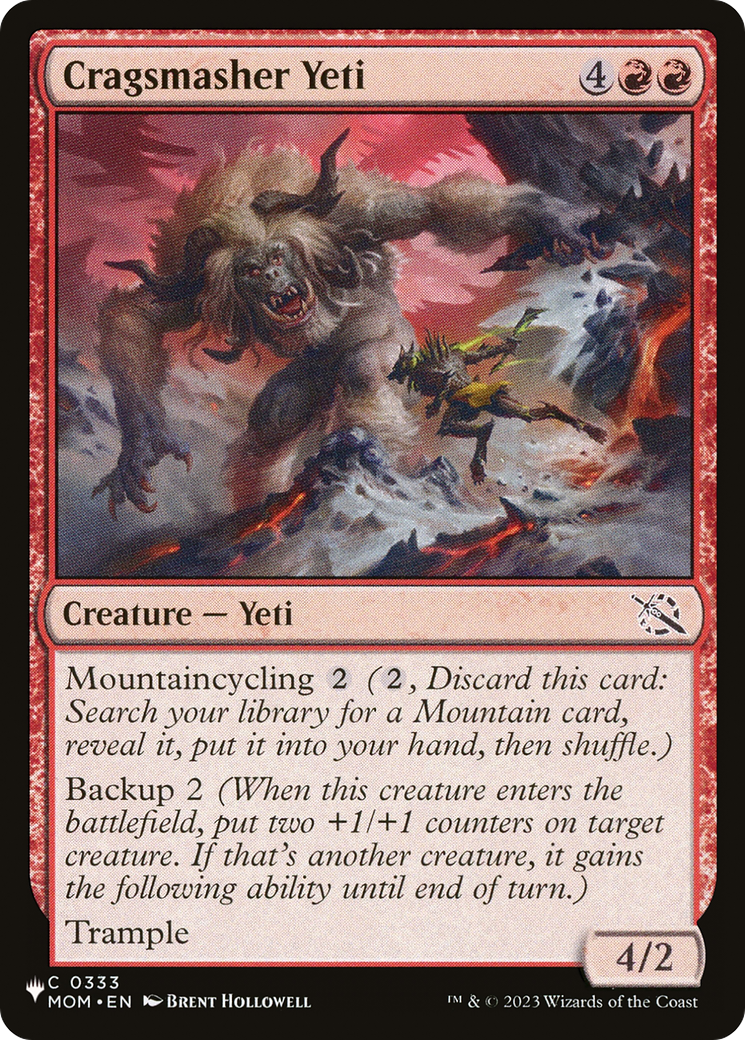 Cragsmasher Yeti [The List Reprints] | D20 Games