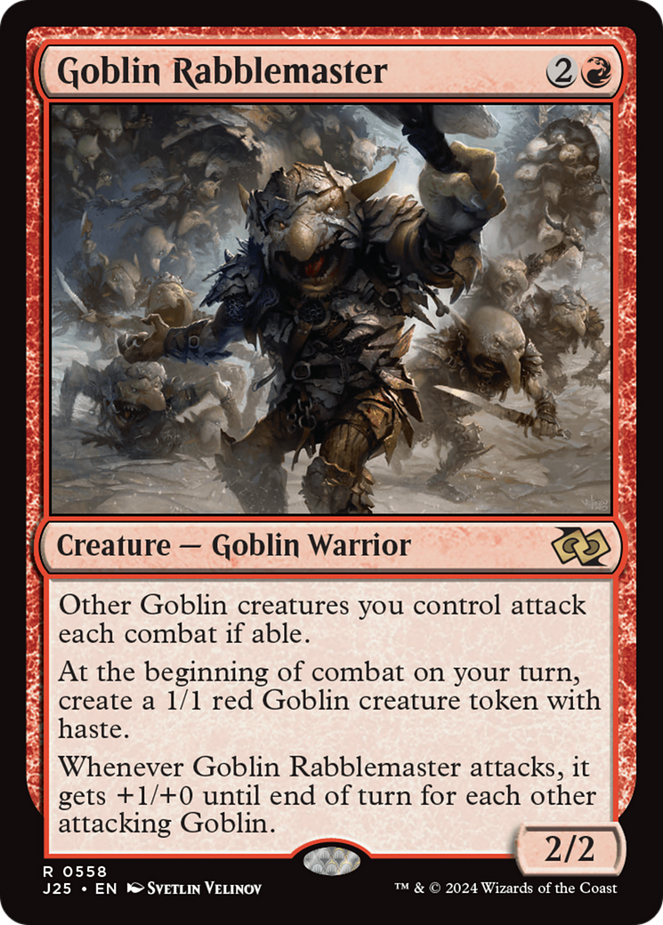 Goblin Rabblemaster [Foundations Jumpstart] | D20 Games