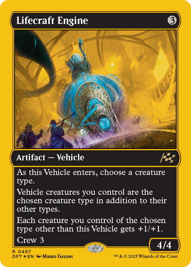 Lifecraft Engine (First-Place Foil) [Aetherdrift] | D20 Games