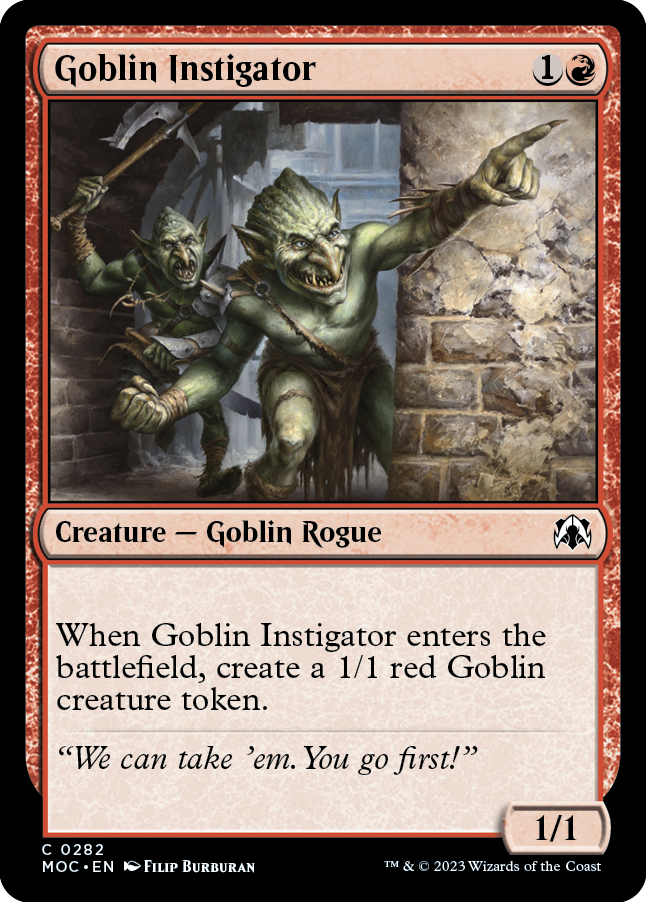 Goblin Instigator [March of the Machine Commander] | D20 Games