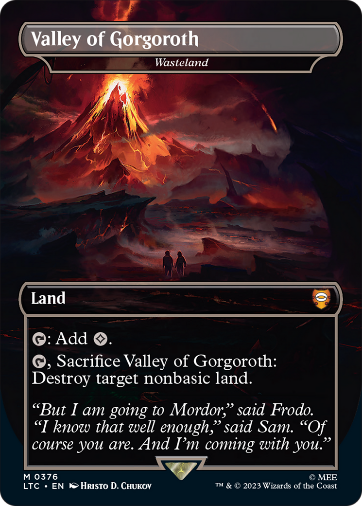 Valley of Gorgoroth - Wasteland [The Lord of the Rings: Tales of Middle-Earth Commander] | D20 Games