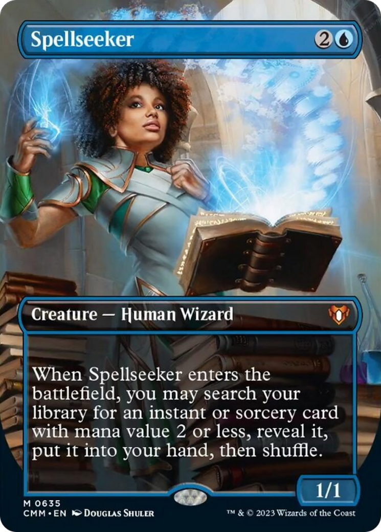 Spellseeker (Borderless Alternate Art) [Commander Masters] | D20 Games