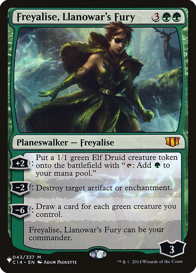 Freyalise, Llanowar's Fury [The List] | D20 Games