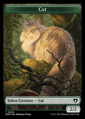 Eldrazi // Cat (0030) Double-Sided Token [Commander Masters Tokens] | D20 Games