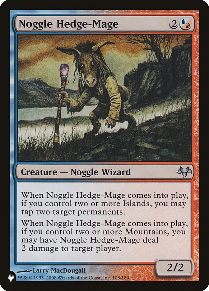 Noggle Hedge-Mage [The List] | D20 Games