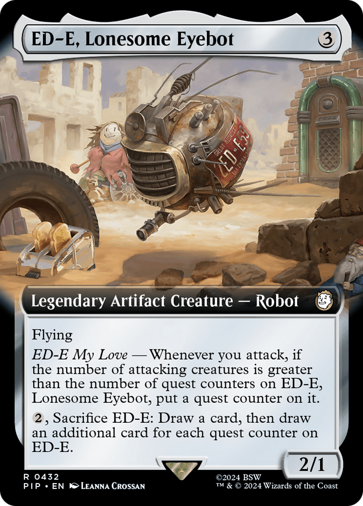 ED-E, Lonesome Eyebot (Extended Art) [Fallout] | D20 Games