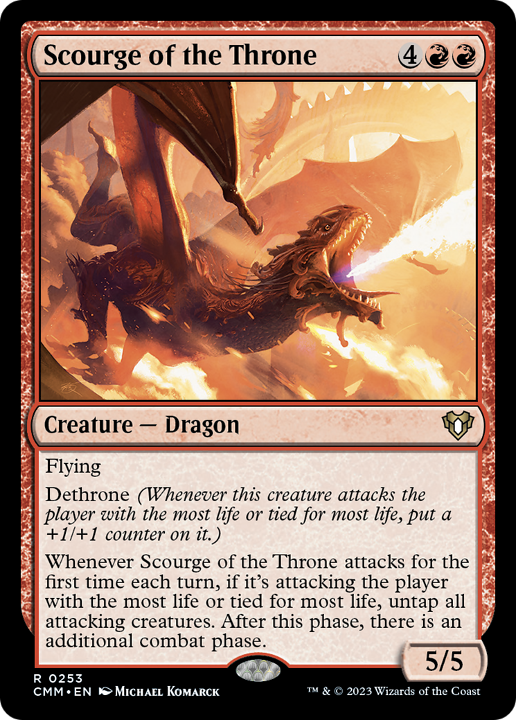 Scourge of the Throne [Commander Masters] | D20 Games