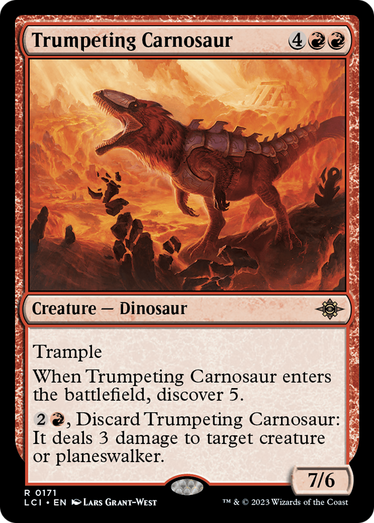 Trumpeting Carnosaur [The Lost Caverns of Ixalan] | D20 Games