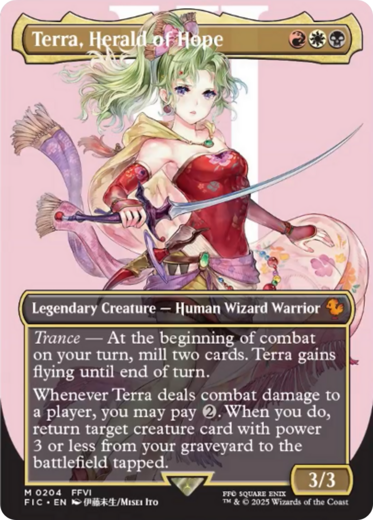 Terra, Herald of Hope (Borderless) [FINAL FANTASY Commander] | D20 Games