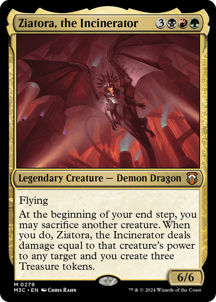 Ziatora, the Incinerator (Ripple Foil) [Modern Horizons 3 Commander] | D20 Games