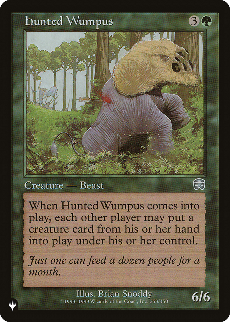 Hunted Wumpus [The List] | D20 Games