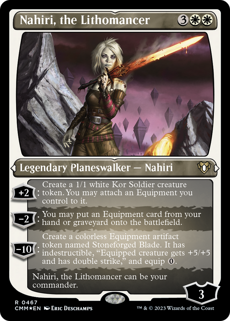 Nahiri, the Lithomancer (Foil Etched) [Commander Masters] | D20 Games