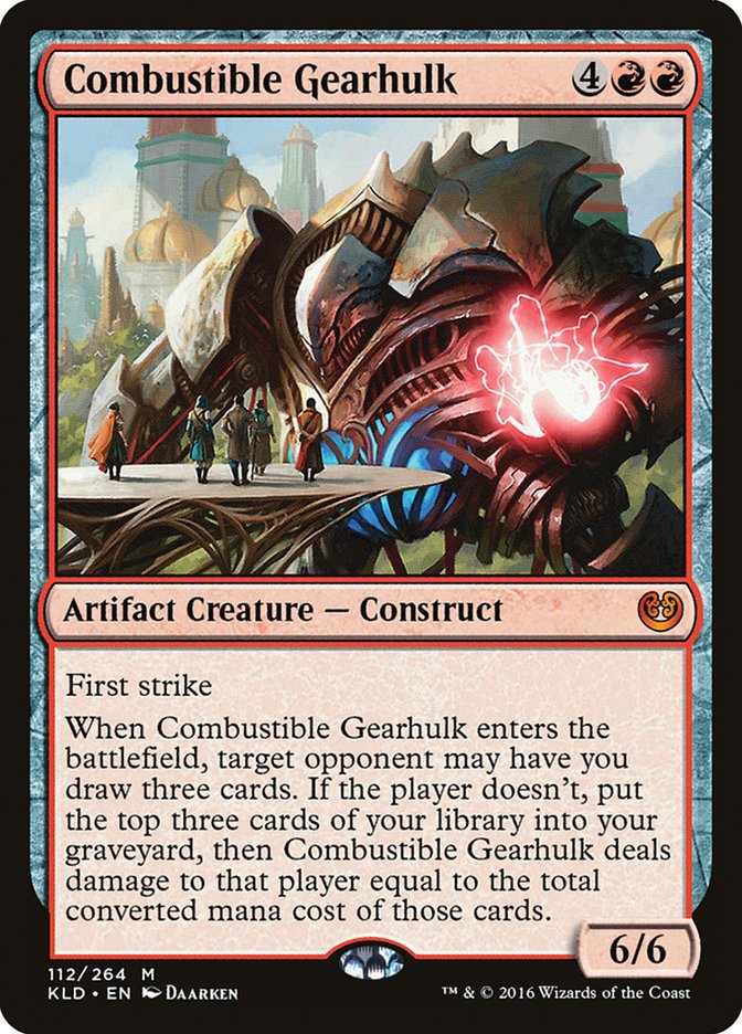 Combustible Gearhulk [Kaladesh] | D20 Games