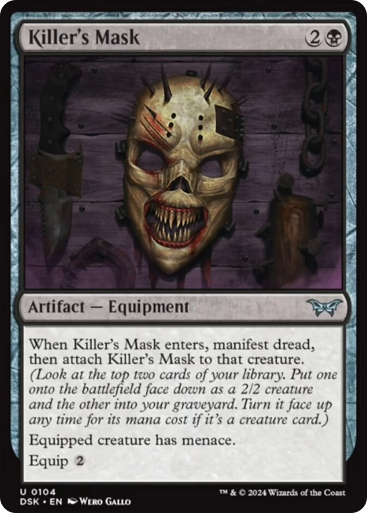 Killer's Mask [Duskmourn: House of Horror] | D20 Games