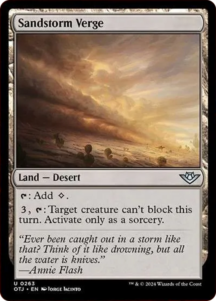 Sandstorm Verge [Outlaws of Thunder Junction] | D20 Games