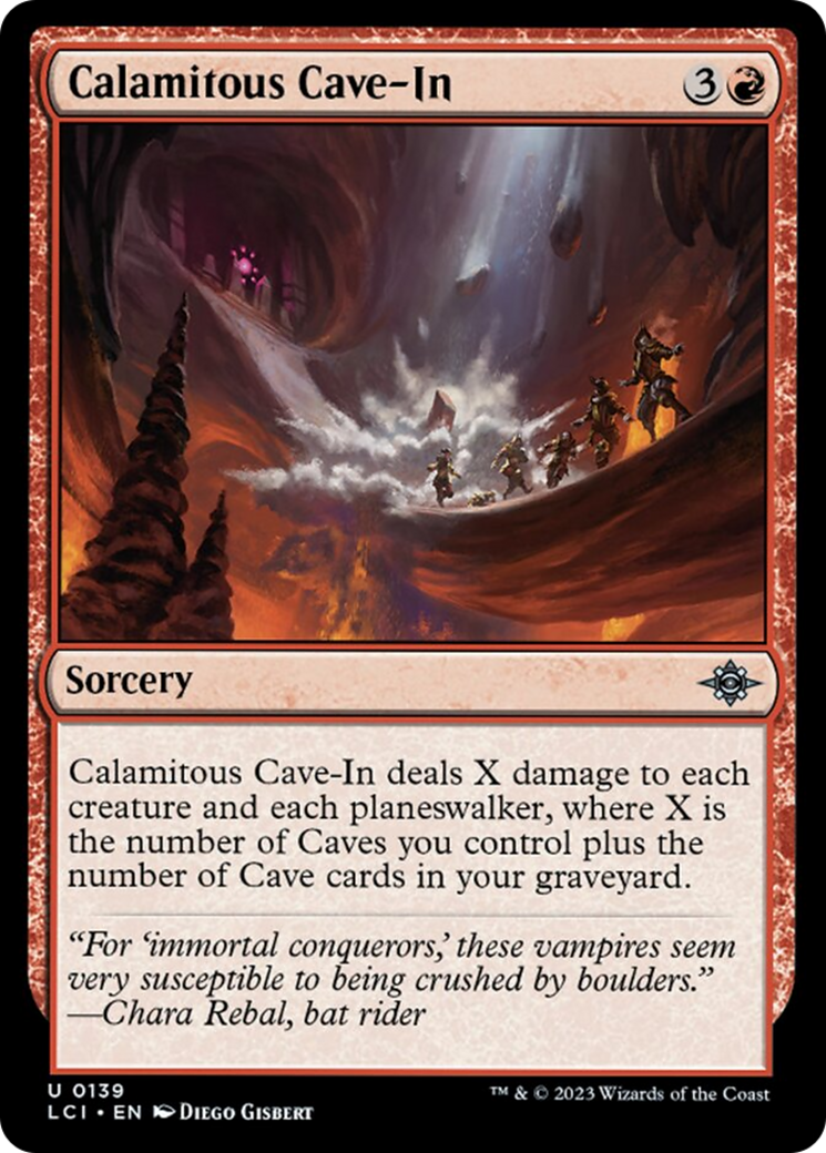 Calamitous Cave-In [The Lost Caverns of Ixalan] | D20 Games