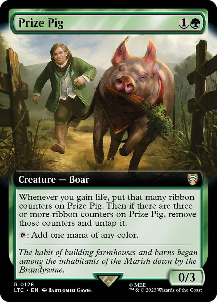 Prize Pig (Extended Art) [The Lord of the Rings: Tales of Middle-Earth Commander] | D20 Games