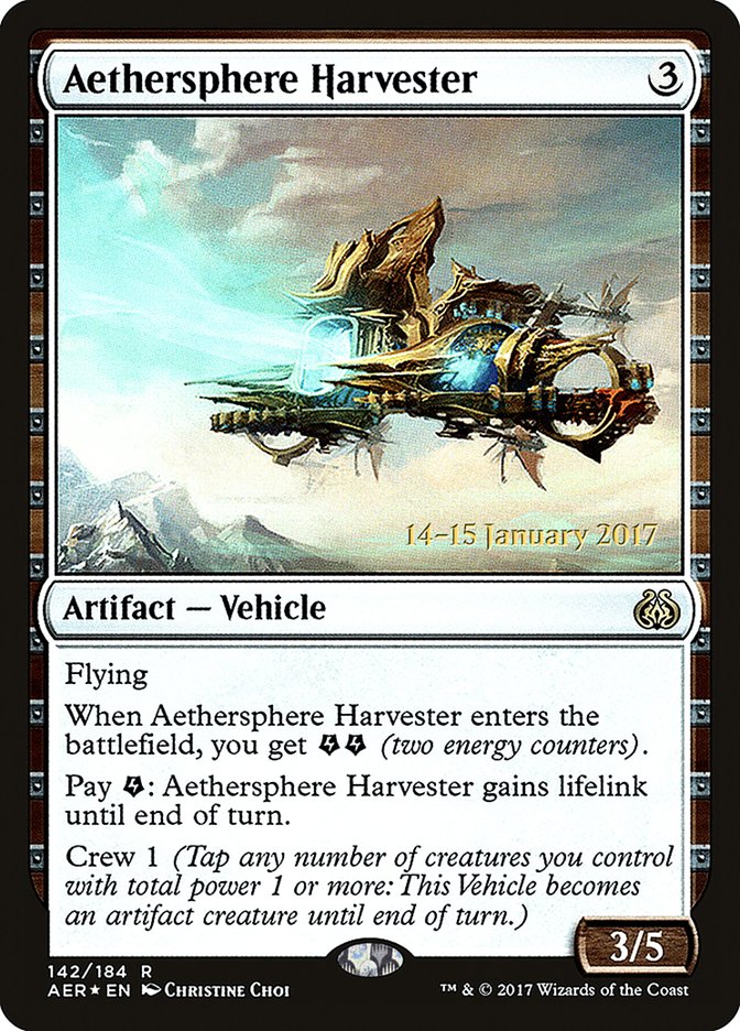 Aethersphere Harvester [Aether Revolt Prerelease Promos] | D20 Games