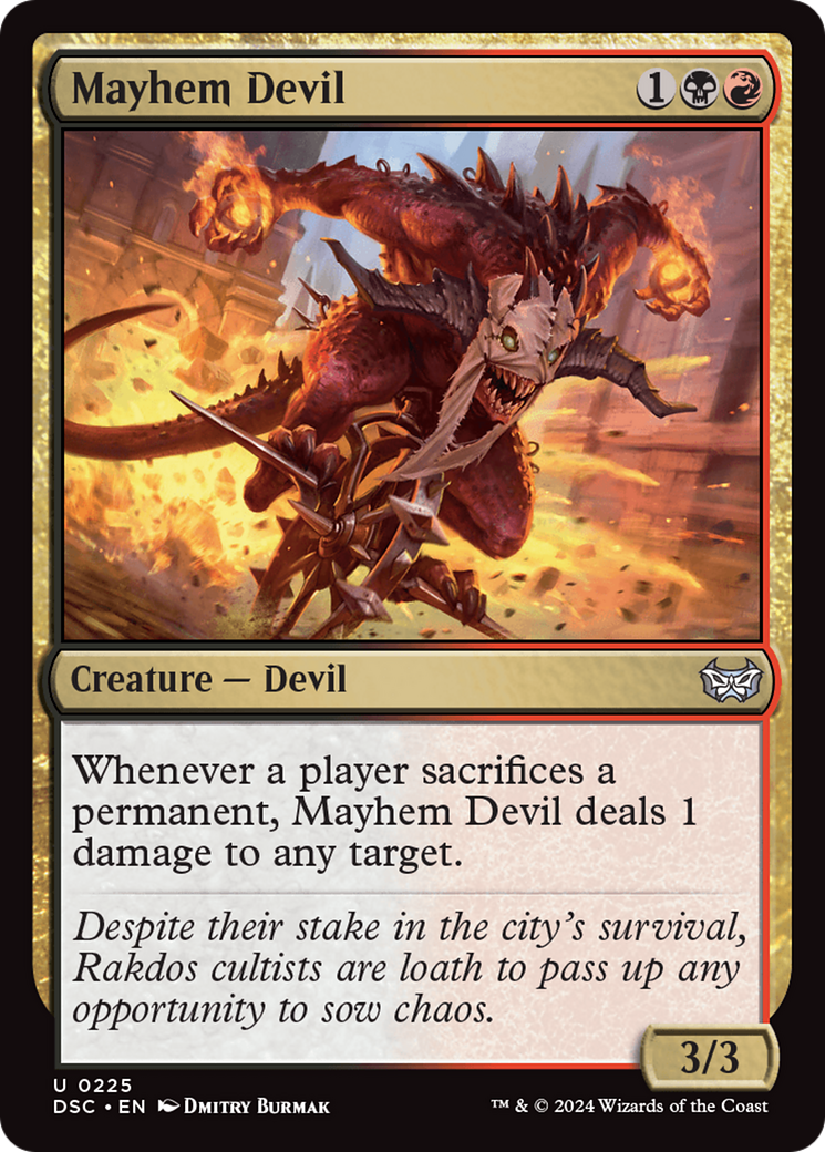 Mayhem Devil [Duskmourn: House of Horror Commander] | D20 Games