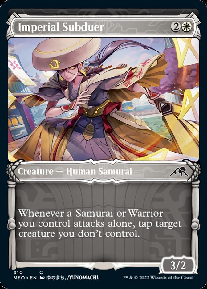 Imperial Subduer (Showcase Samurai) [Kamigawa: Neon Dynasty] | D20 Games