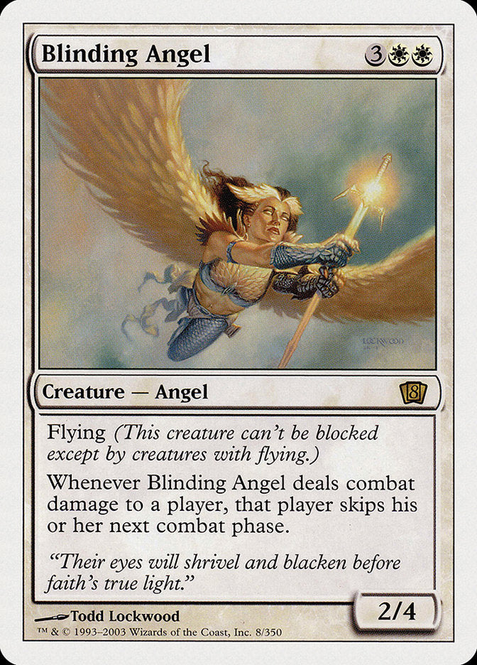 Blinding Angel (8th Edition) [Oversize Cards] | D20 Games