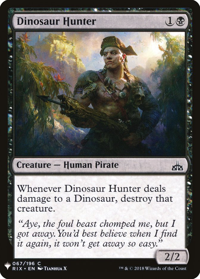 Dinosaur Hunter [Mystery Booster] | D20 Games