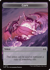 Copy // Dragon (0014) Double-Sided Token [Tarkir: Dragonstorm Commander Tokens] | D20 Games