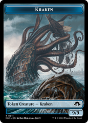 Phyrexian Germ // Kraken Double-Sided Token [Modern Horizons 3 Tokens] | D20 Games