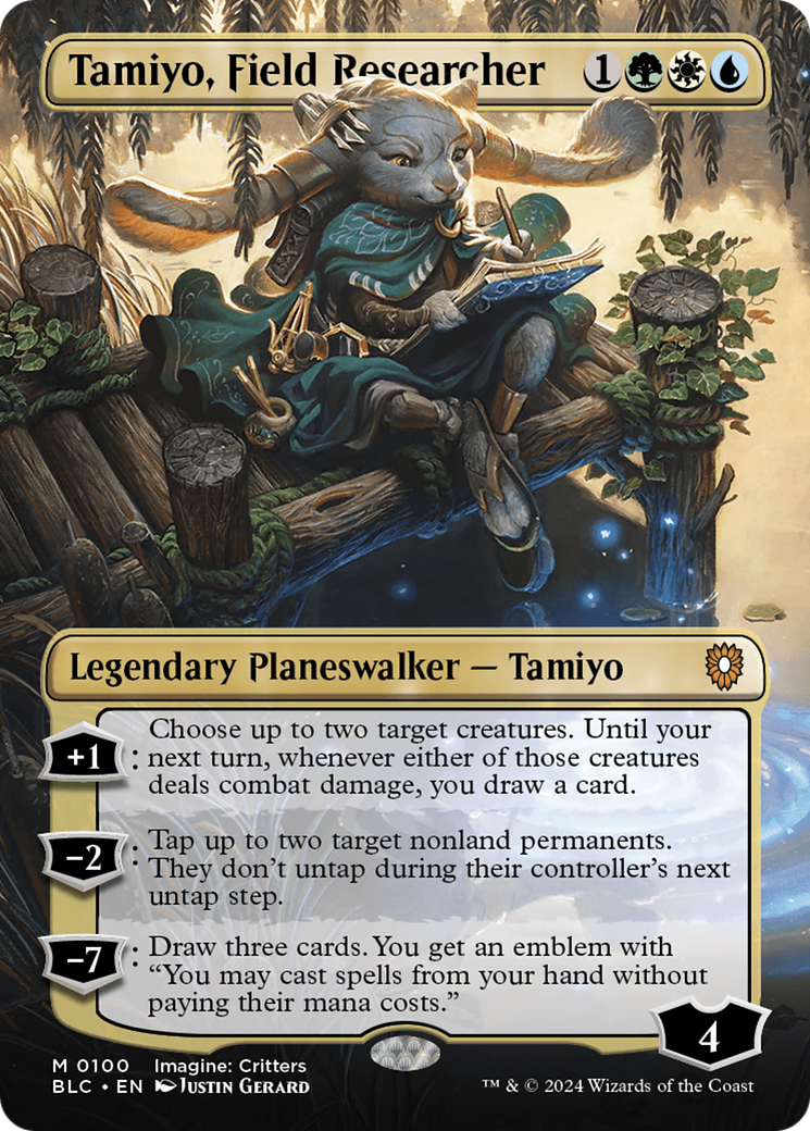 Tamiyo, Field Researcher (Borderless) [Bloomburrow Commander] | D20 Games