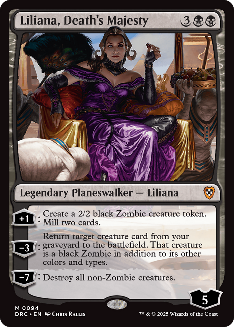 Liliana, Death's Majesty [Aetherdrift Commander] | D20 Games