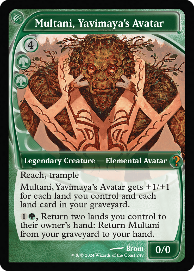 Multani, Yavimaya's Avatar (Future Sight) [Mystery Booster 2] | D20 Games