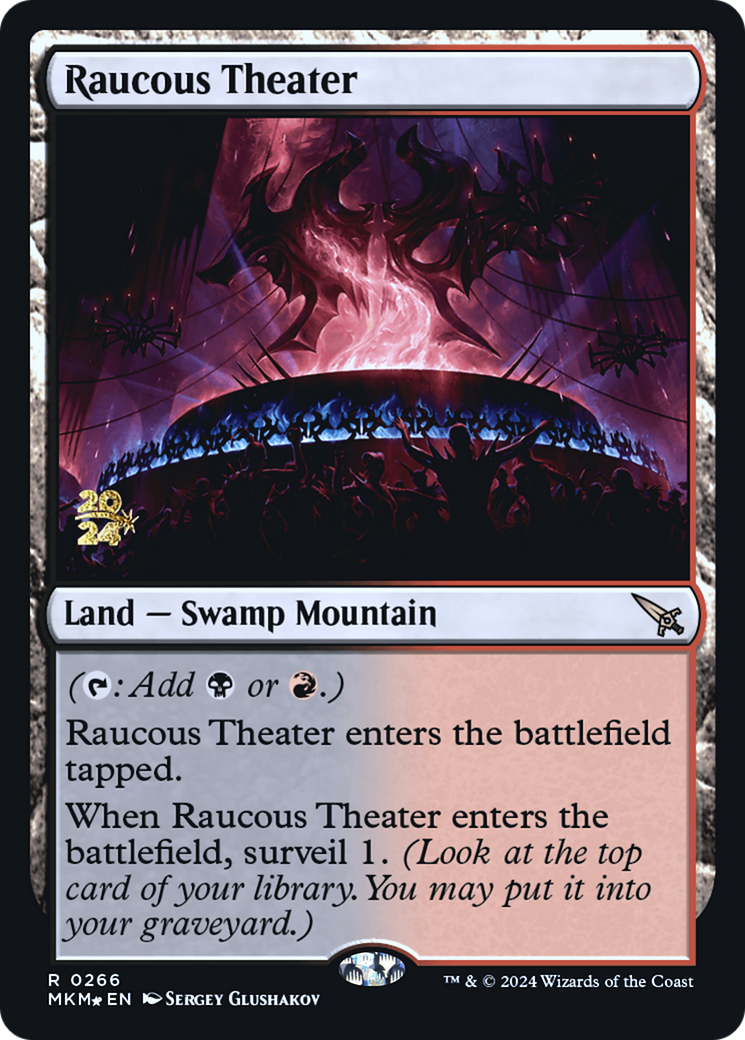 Raucous Theater [Murders at Karlov Manor Prerelease Promos] | D20 Games