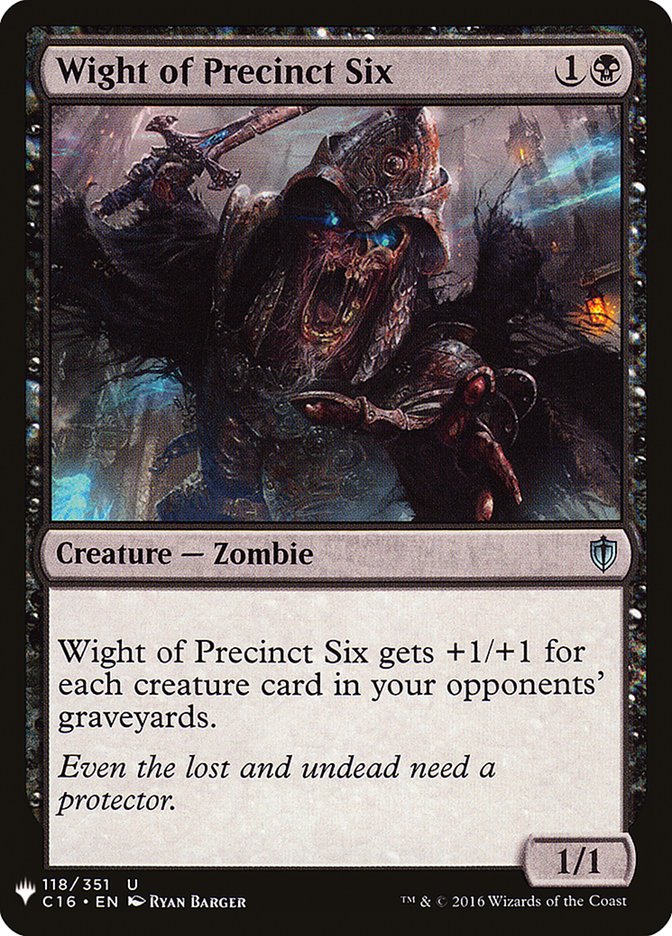 Wight of Precinct Six [Mystery Booster] | D20 Games