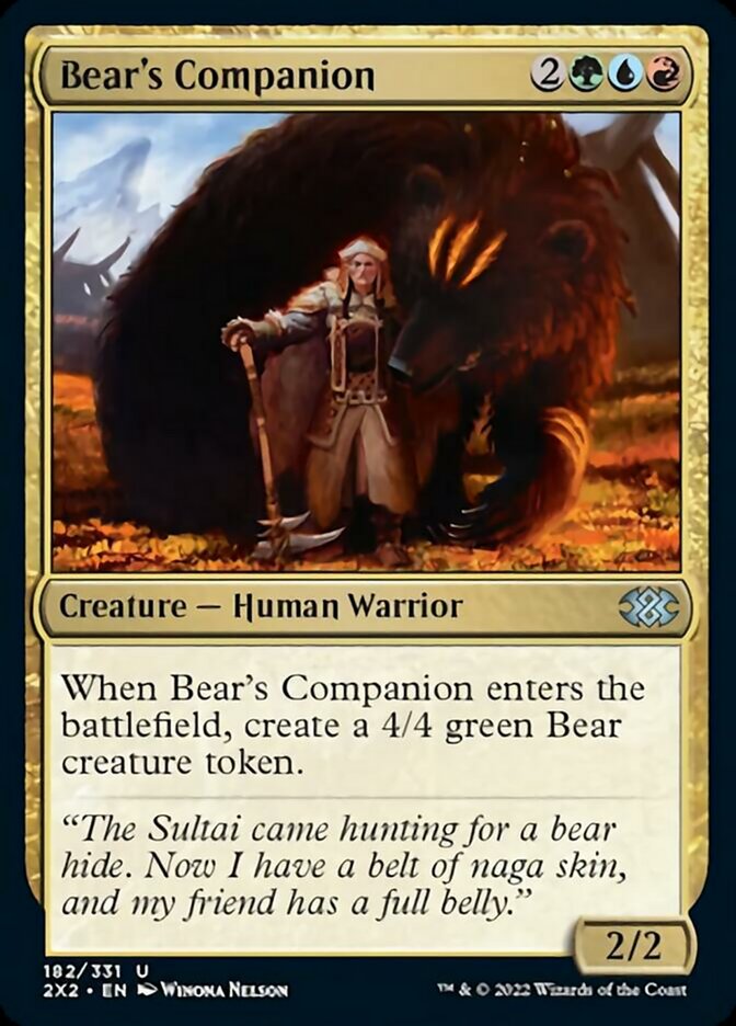 Bear's Companion [Double Masters 2022] | D20 Games