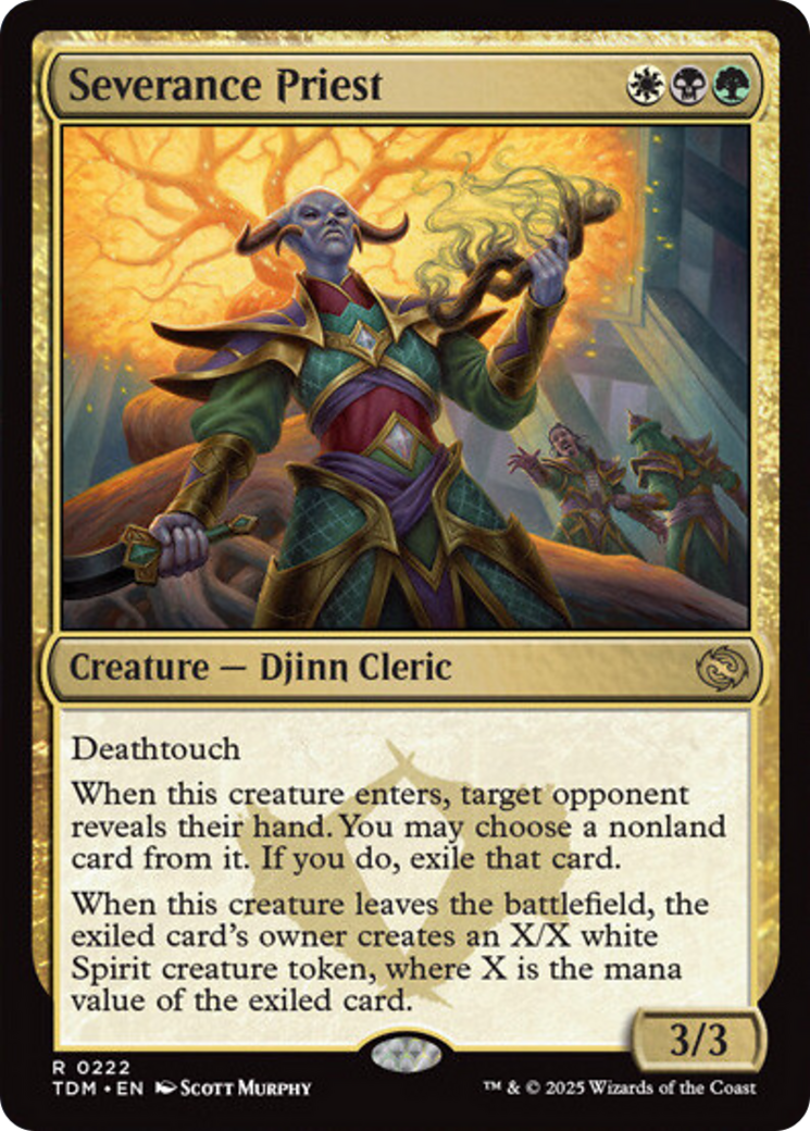 Severance Priest [Tarkir: Dragonstorm] | D20 Games