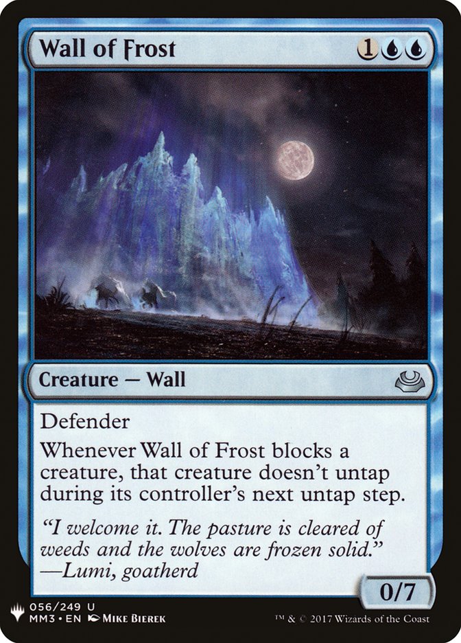 Wall of Frost [Mystery Booster] | D20 Games