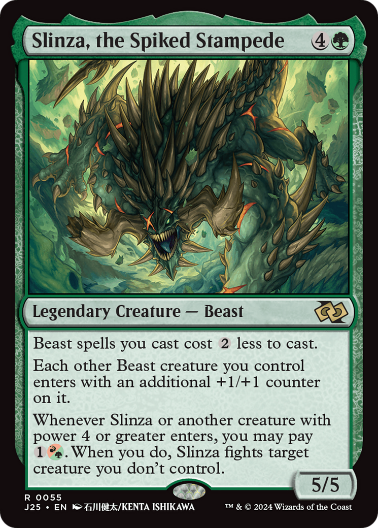 Slinza, the Spiked Stampede [Foundations Jumpstart] | D20 Games