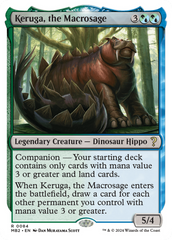 Keruga, the Macrosage (White Border) [Mystery Booster 2] | D20 Games