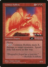 Crimson Hellkite (Oversized) [Oversize Cards] | D20 Games